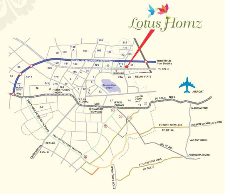 Lotus Homz location