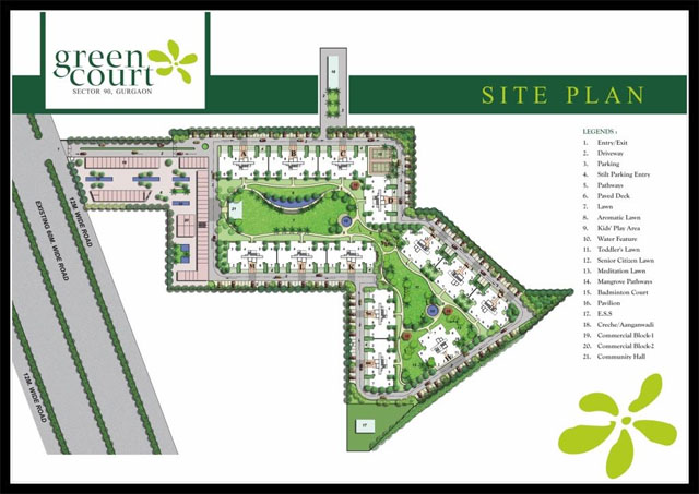 Vardhman Green Court sitemap